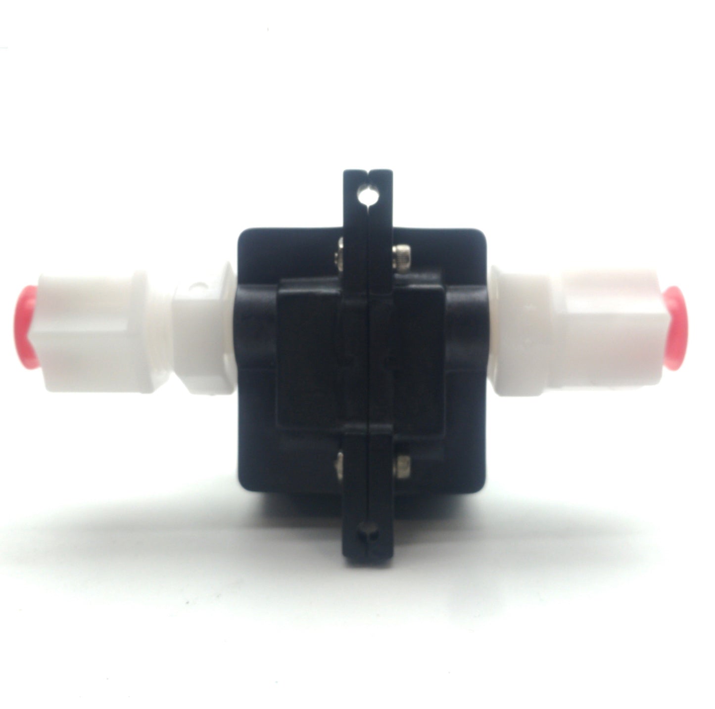 Used McMillan Co. 101-8T Flow Sensor .5-5lpm 0-5VDC & Pulse Output 3/8" Tube 12VDC