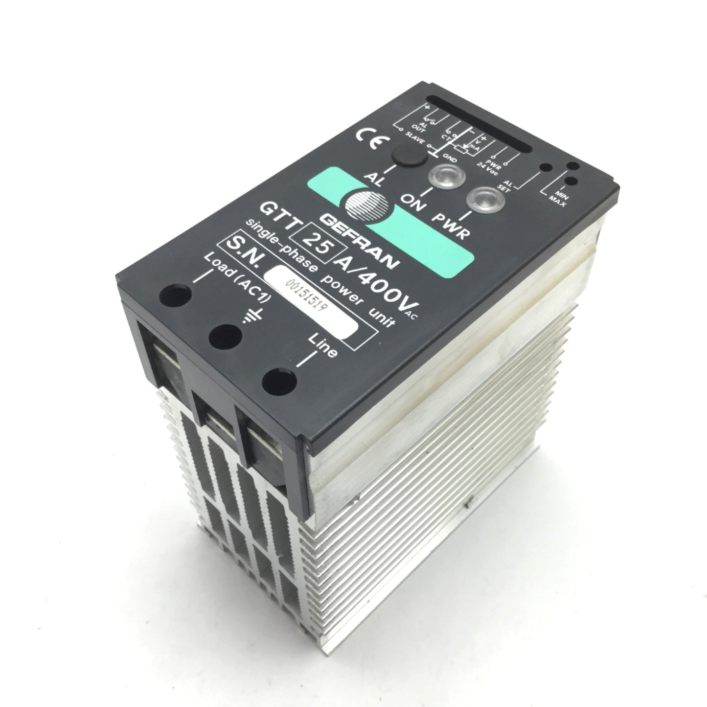 Used Gefran GTT 25/400 Power Solid State Relay, Supply: 24VAC, Rating: 25A 400VAC