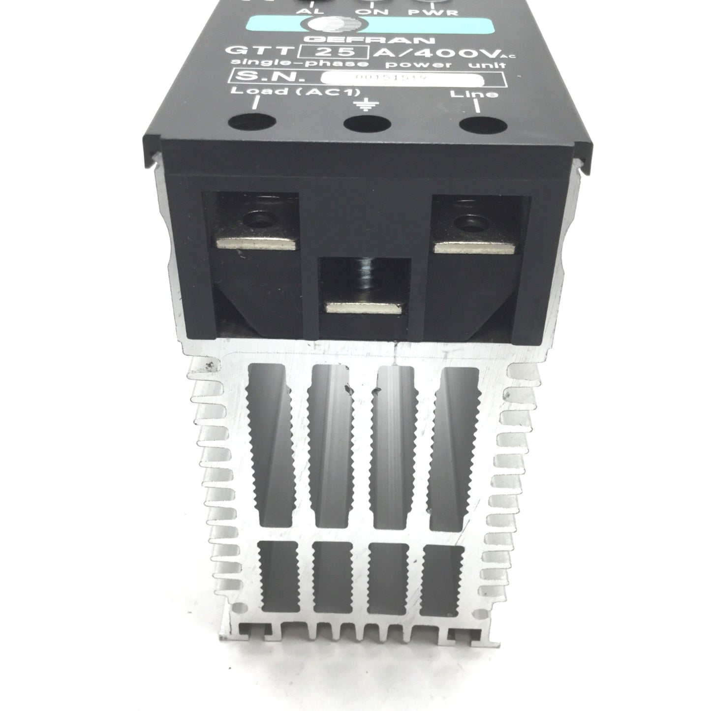 Used Gefran GTT 25/400 Power Solid State Relay, Supply: 24VAC, Rating: 25A 400VAC