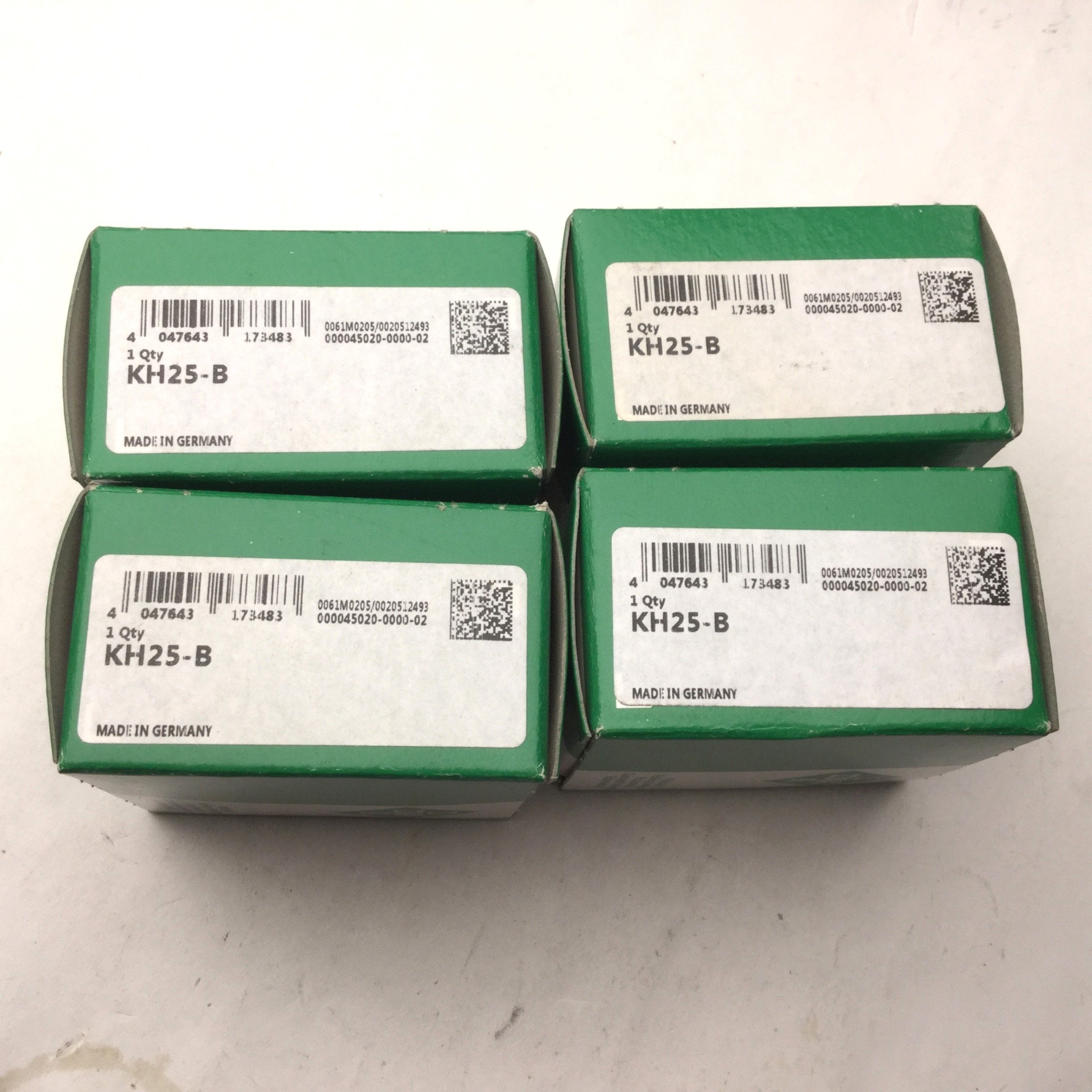 Lot of 4 INA KH25-B Roller Guide Linear Ball Bearing, Shaft Diameter ...