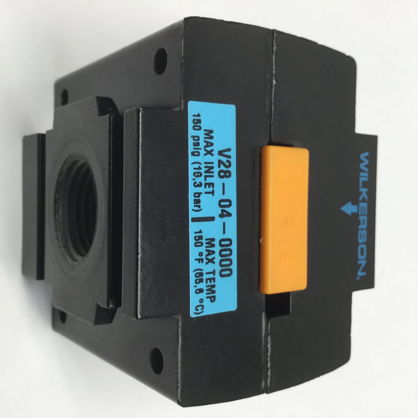 For parts or not working Wilkerson V28-04-0000 Safety Lockout Valve 1/2" NPT Ports, 150psi *Broken Slide*