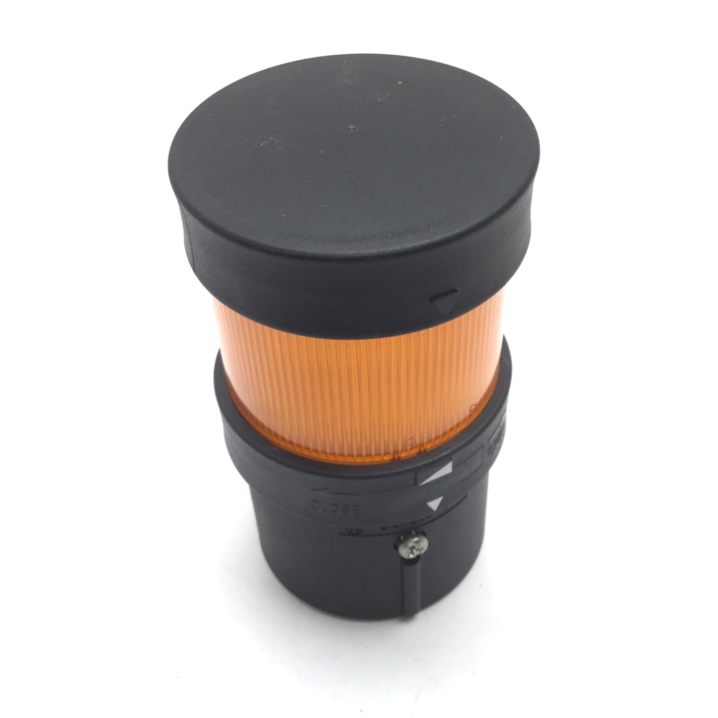 Used Telemecanique XVB-C35 Orange Amber Stack Light With XVB-C21 Base Module, 12-230V
