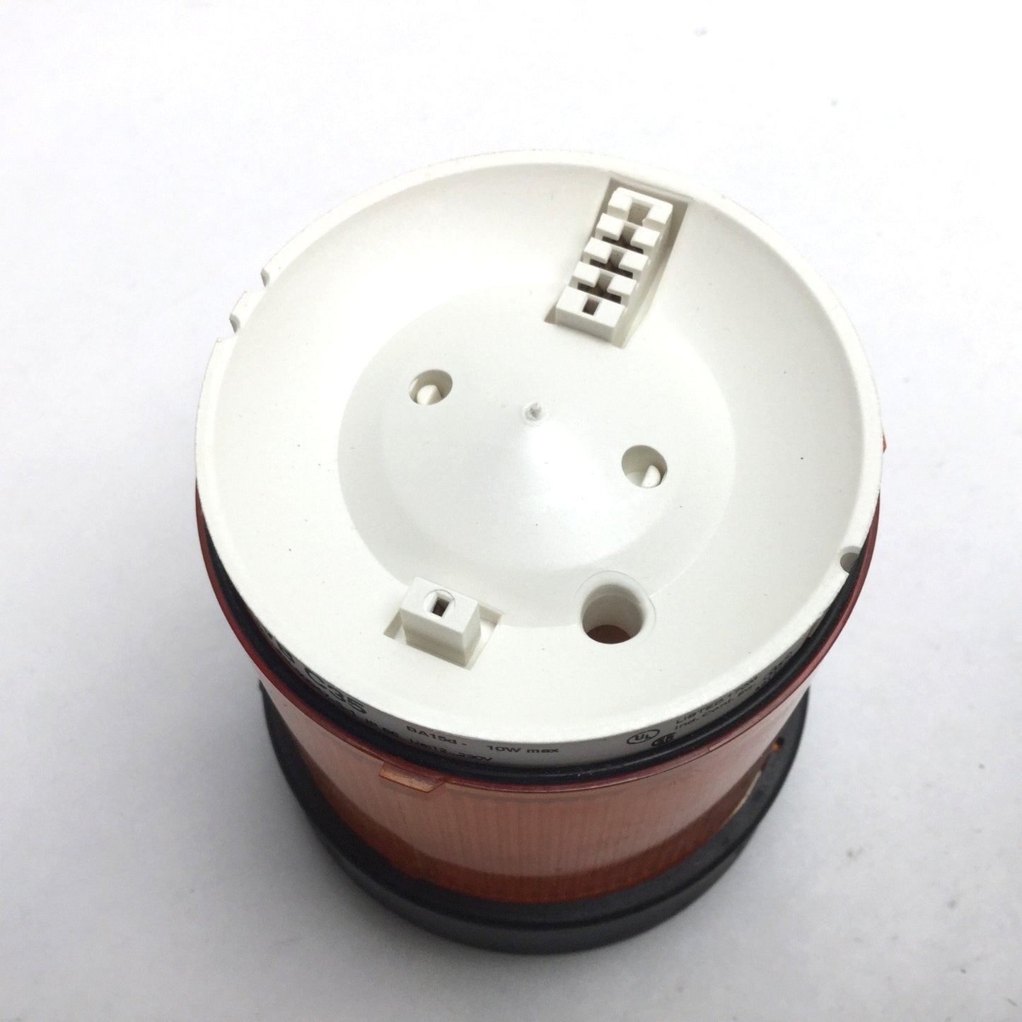 Used Telemecanique XVB-C35 Orange Amber Stack Light With XVB-C21 Base Module, 12-230V