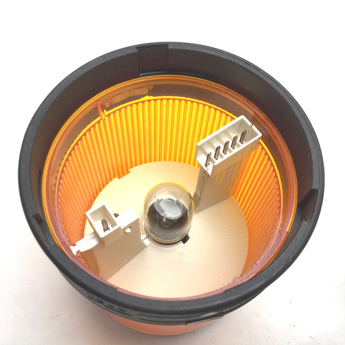 Used Telemecanique XVB-C35 Orange Amber Stack Light With XVB-C21 Base Module, 12-230V