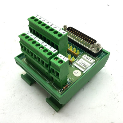 Used Siemens VIPA DEA-UB48V11 Breakout Module Points: 16