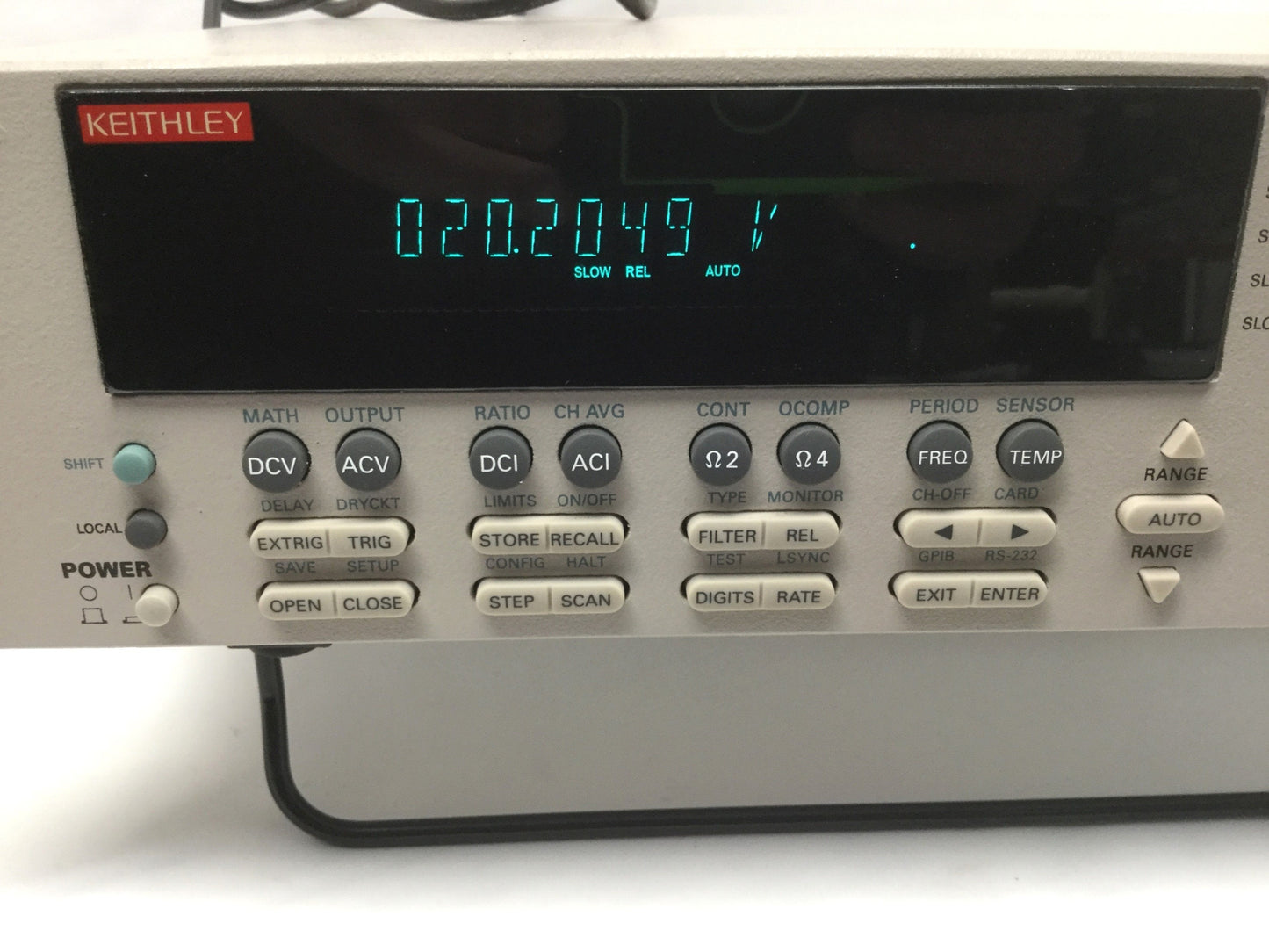 Used Keithley 2750 Integra Digital Multimeter/DAQ/Switch System IEE-488, 19" Rack 2U