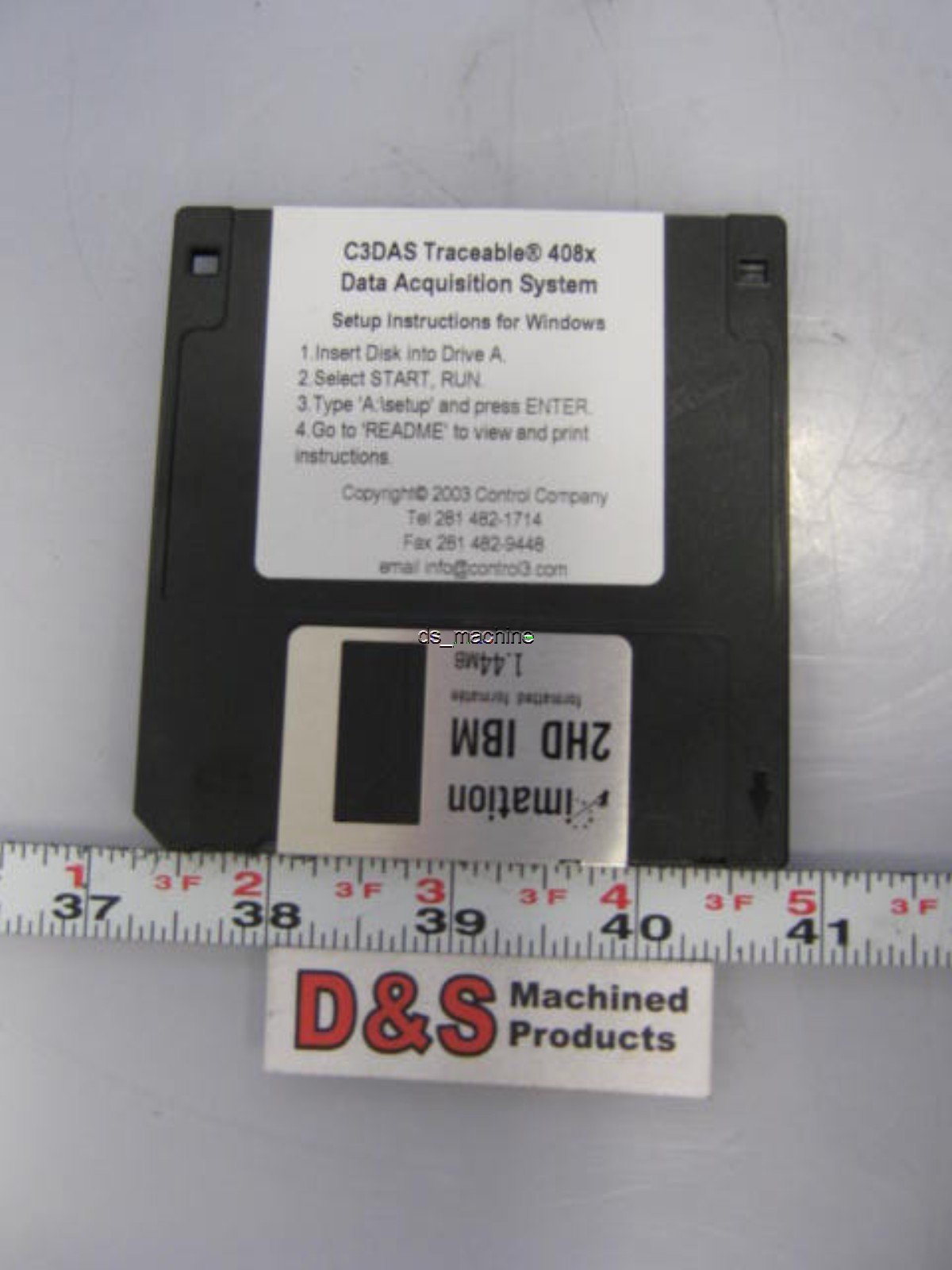 New New Control Company C3DAS Traceable 408x Data Acquisition System for Windows