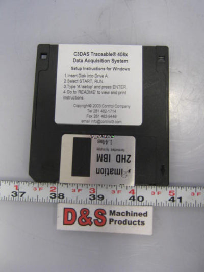 New New Control Company C3DAS Traceable 408x Data Acquisition System for Windows