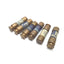 Used Lot of 6 Bussmann FRN-R-5 Fuse Dual Element Time Delay, Rating: 5A 250VAC 125VDC