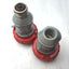 Used Lot of 2 Palazzoli V.45530 Male Connector Plugs 16A, 6H, 3PH+, 380VAC