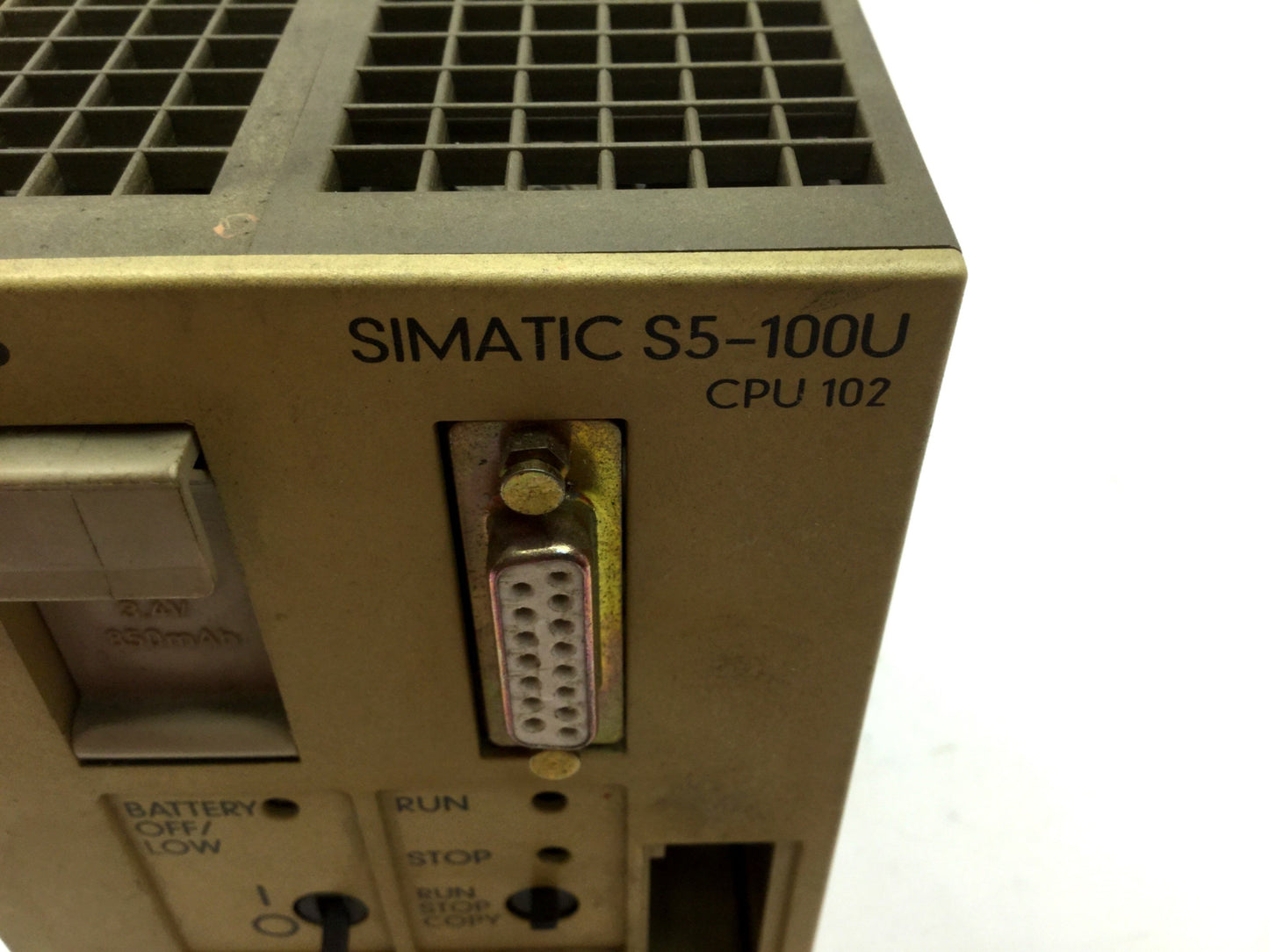 Used Siemens 6ES5 102-8MA01 PLC Interface CPU Compact Controller 24VDC S5-100U
