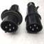 Used Lot of 2 Palazzoli v.45544 Male Connector Plugs, 500VAC, 3 Phase, 16 Amp 7h
