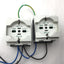 Used Lot of 2 Vimar USA 2p 230 Volt Universale Receptacles, Din Rail Mount