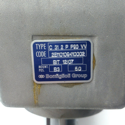 New – Open box Bonfiglioli C 31 2 P P90 VV Helical Speed Reducer 50:1 Ratio 300Nm B3 90 Frame