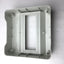 Used Gewiss GW40026 Electrical Enclosure, Dimensions: 7" x 7" x 3.75" *Has Hole*
