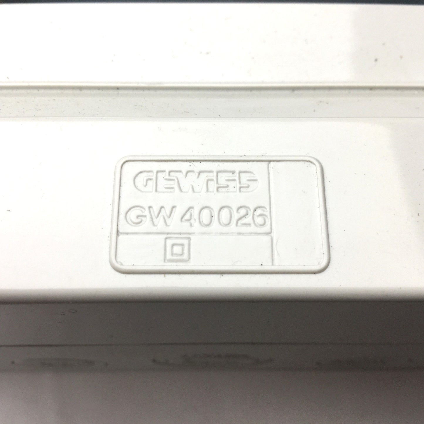 Used Gewiss GW40026 Electrical Enclosure, Dimensions: 7" x 7" x 3.75" *Has Hole*