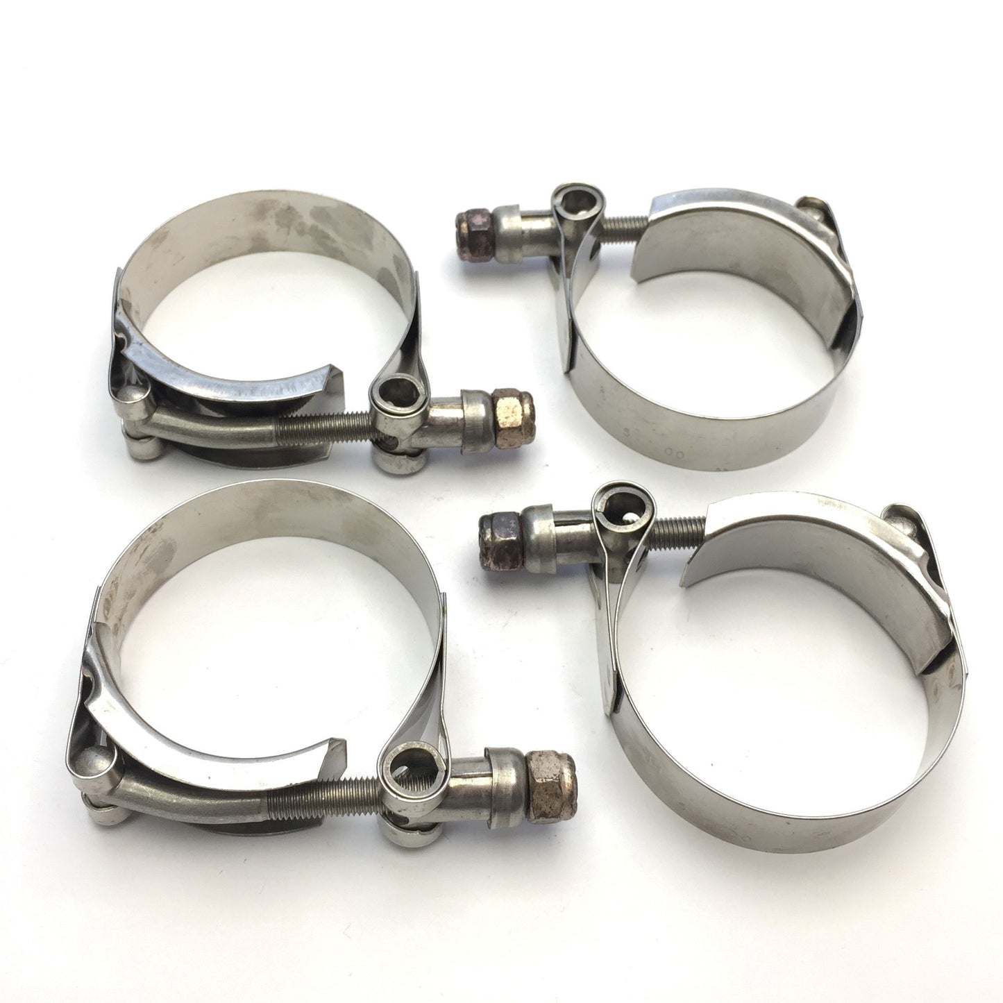 New – Open box Lot of 4 Clampco Products Inc 853-200 2" T-Bolt Band Radiator Tubing Turbo Clamp