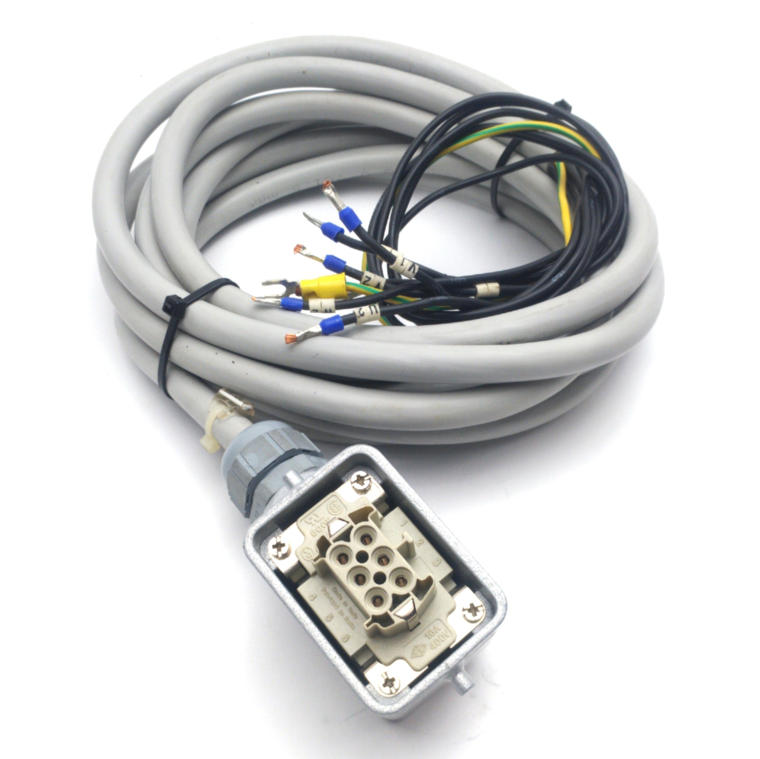 Motor Cable, 6-Pin Modular Connector Female to Flying Leads, 4m Long ...