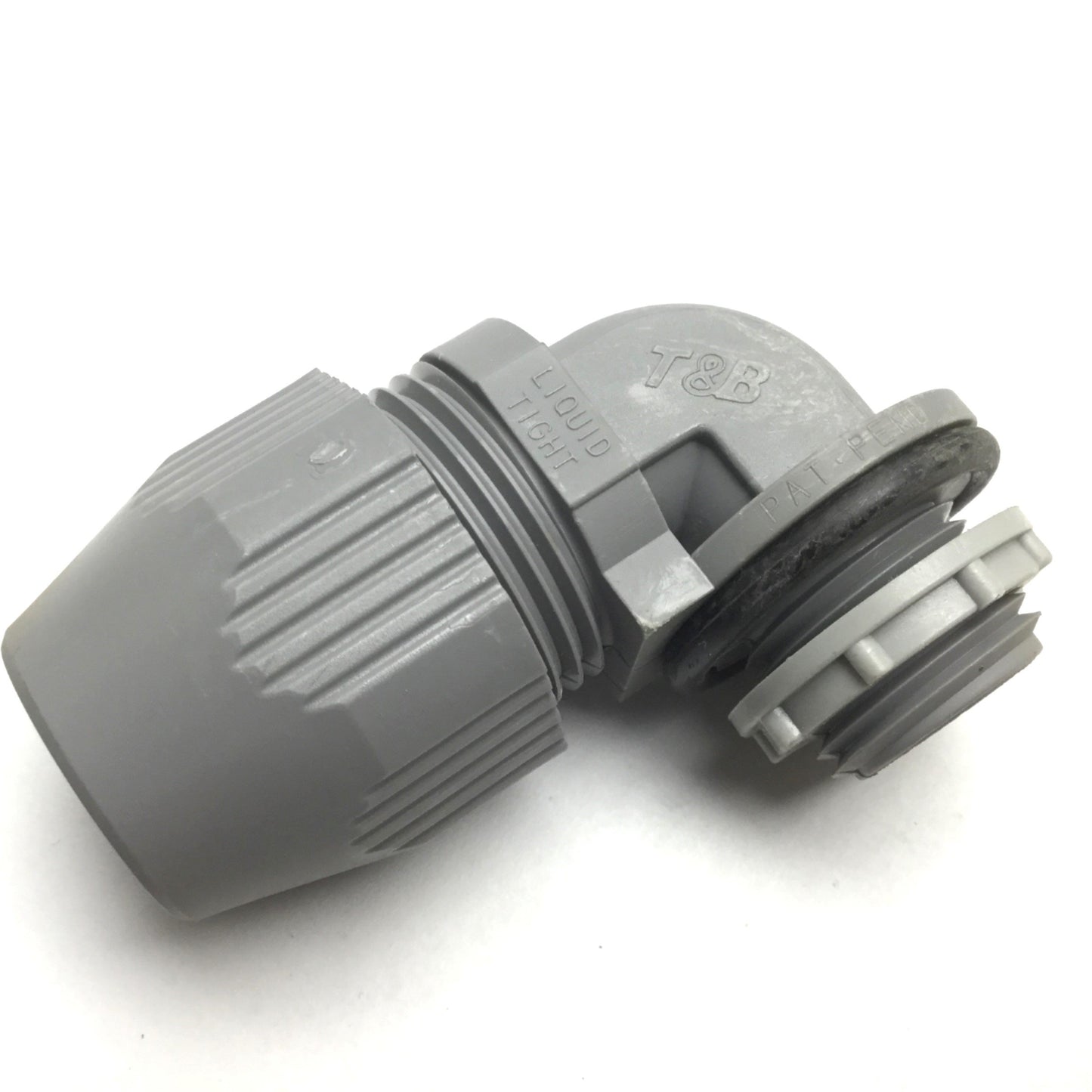 Used Lot of 7 T&B FNMC-B Liquid Tight Fitting 90° Angle Elbow Connector, 1/2" NPT