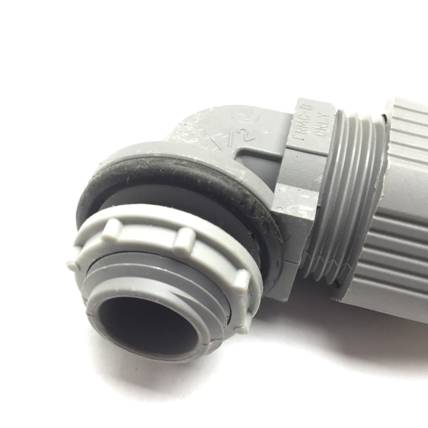 Used Lot of 7 T&B FNMC-B Liquid Tight Fitting 90° Angle Elbow Connector, 1/2" NPT