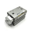 Used SMC CQMB16-25 Compact Cylinder, Bore: 16mm, Stroke: 25mm, 1.0Mpa, M5x0.8