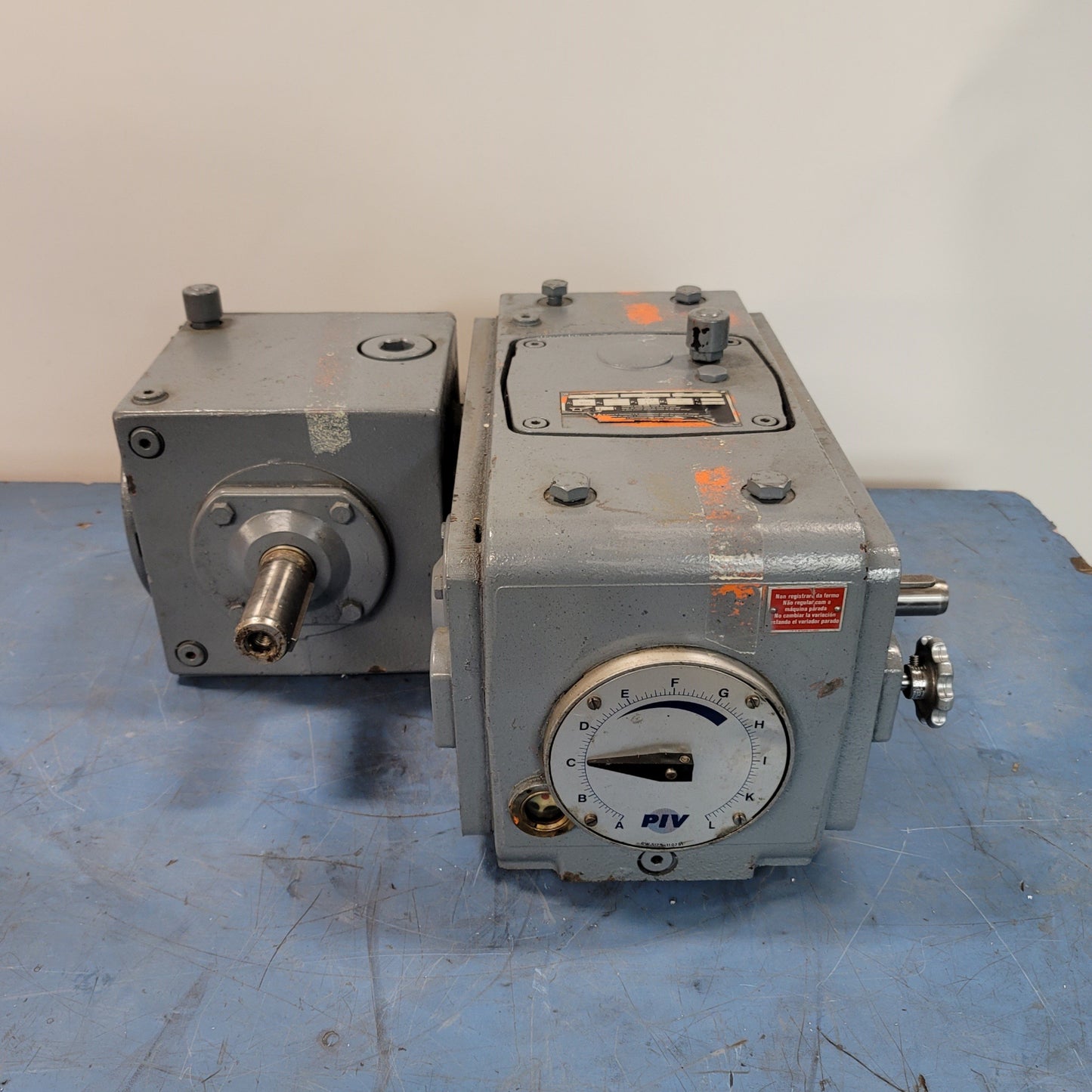 Used PIV DANA AL 12 POSICHAIN Variable Speed Drive 1.7kW In: 950RPM Out: 288-96RPM