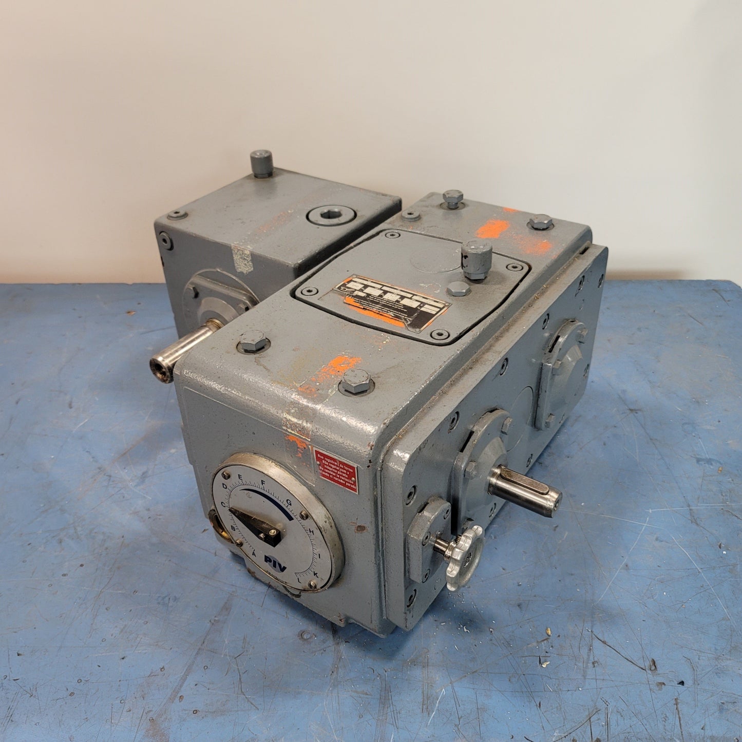 Used PIV DANA AL 12 POSICHAIN Variable Speed Drive 1.7kW In: 950RPM Out: 288-96RPM