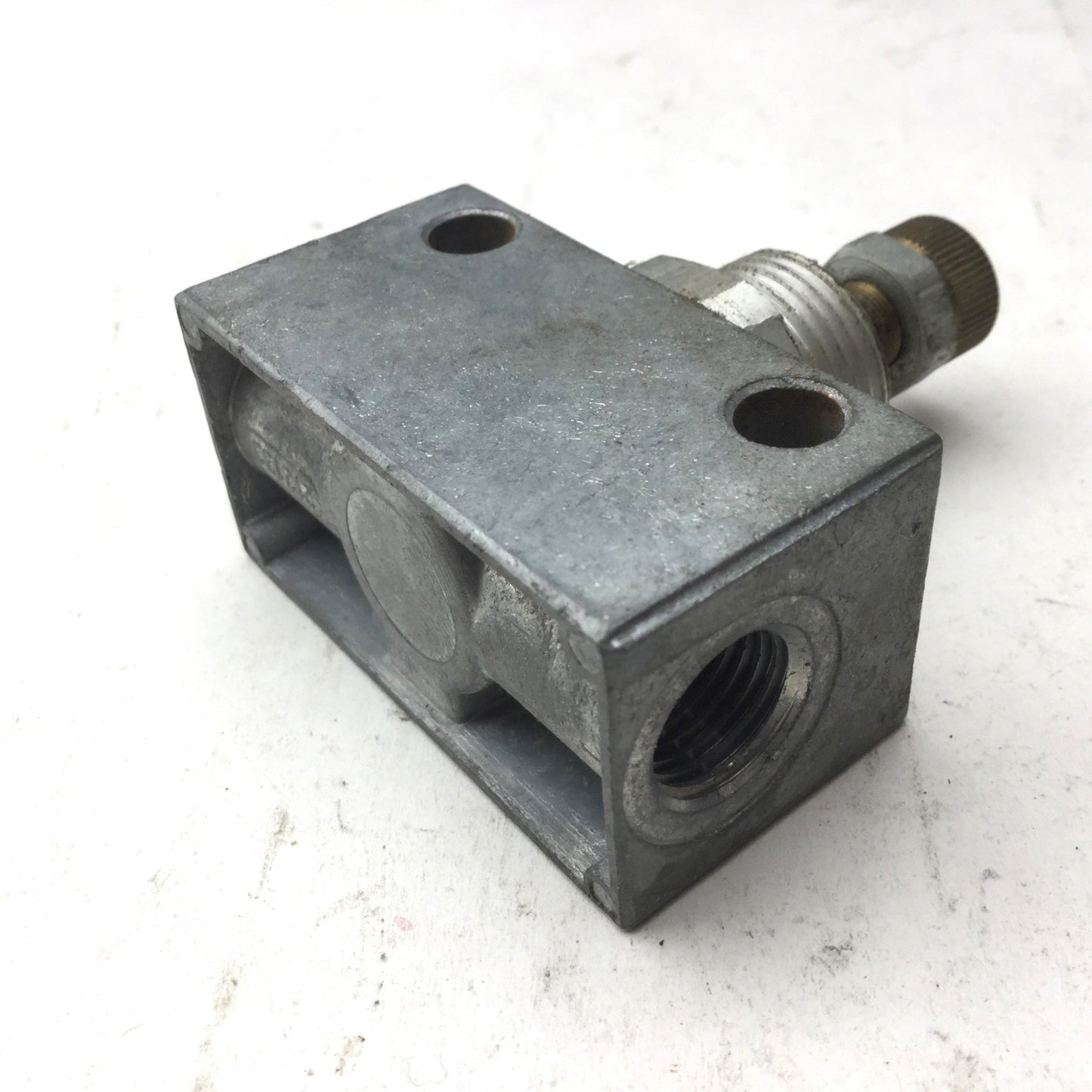 Used Festo GRA-1/4B One Way Control Valve, 1/4" NPT, 0.1-10 Bar