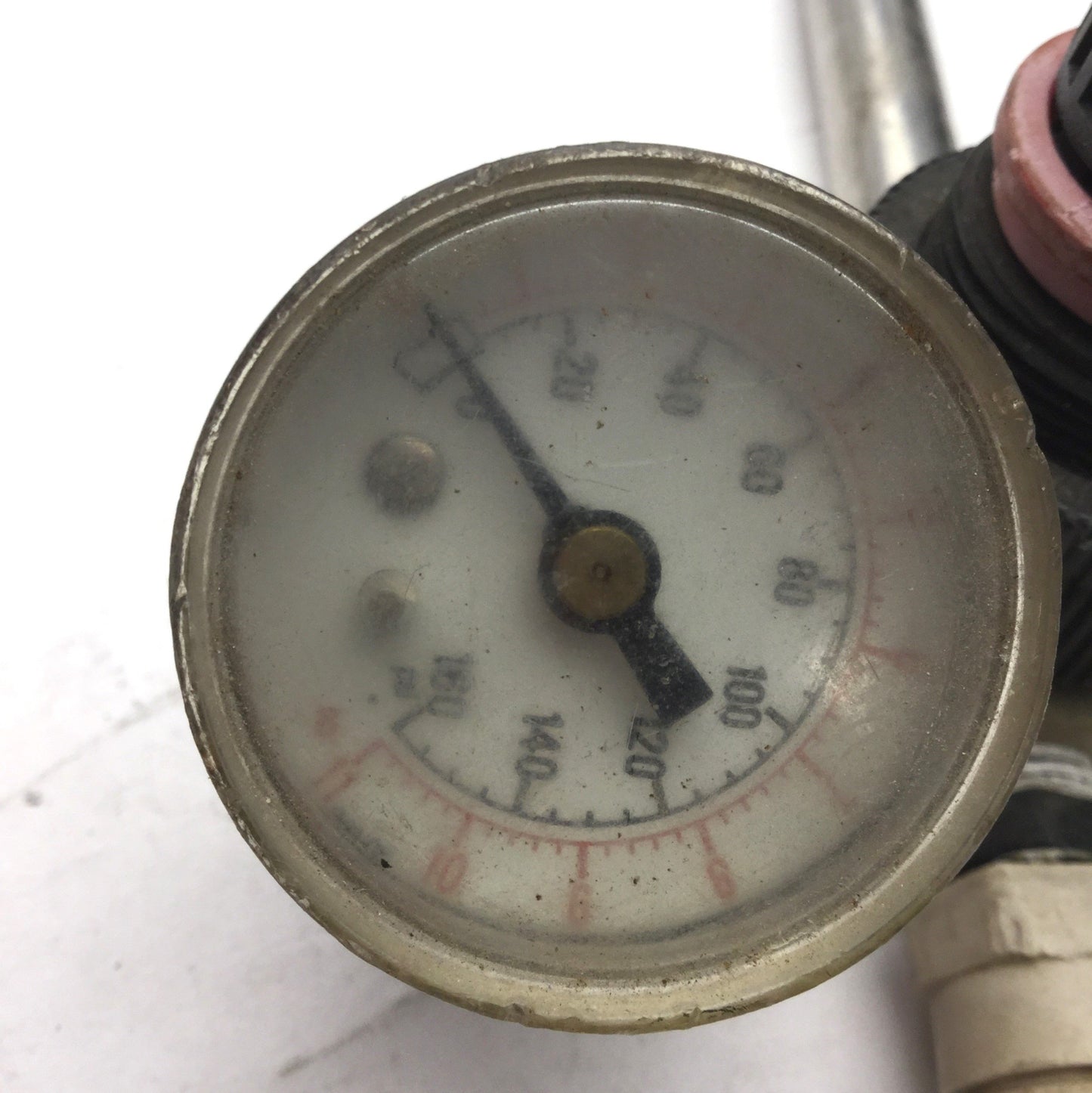 Used Compressed Air 9892K13 Pressure Regulator 400psig Max Inlet 100psig Out 1/4" NPT