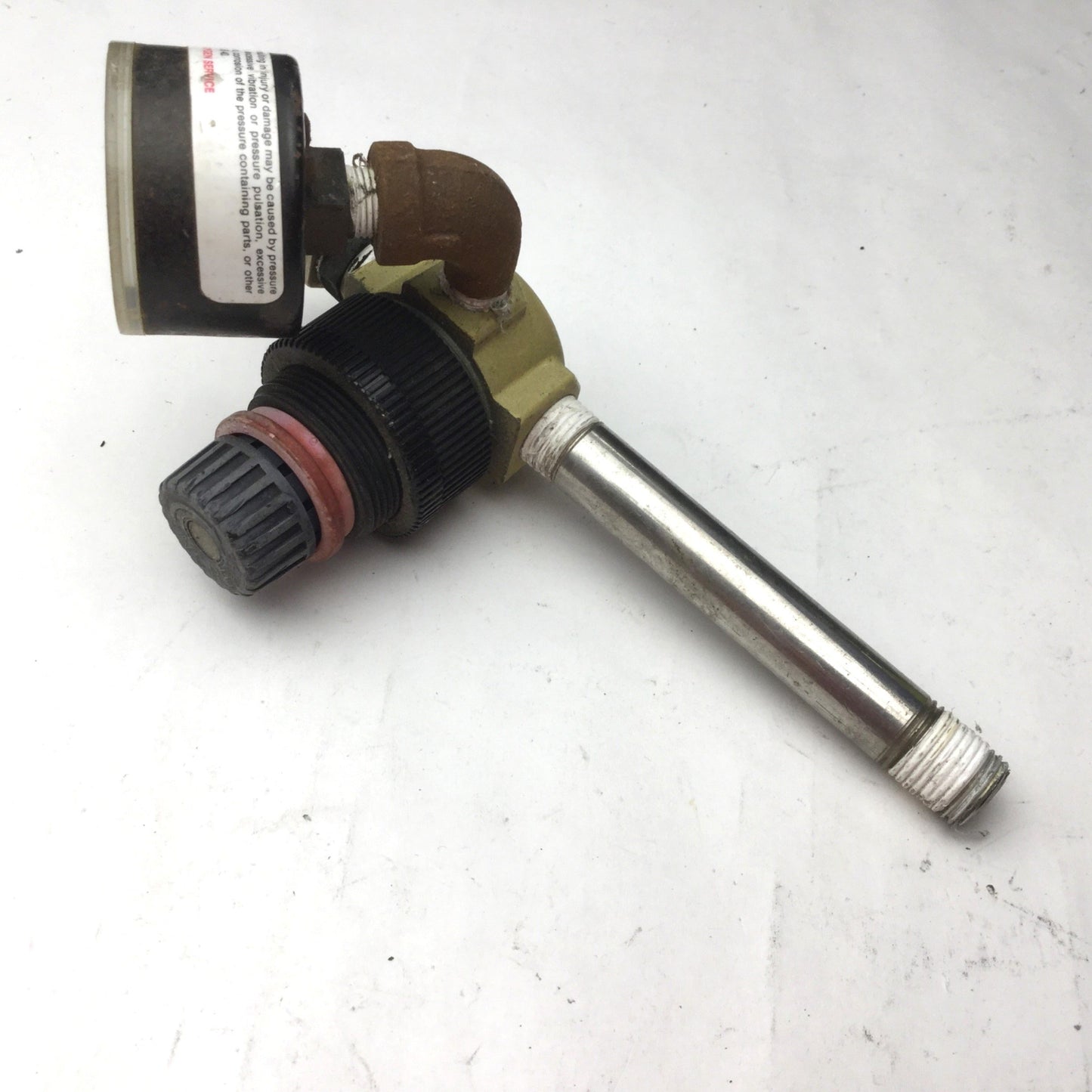 Used Compressed Air 9892K13 Pressure Regulator 400psig Max Inlet 100psig Out 1/4" NPT