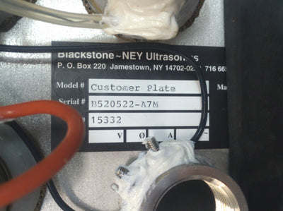 Used Blackstone-NEY 1920-24T Transducer Plate 20x19" 24x U1 40/72/104Khz *3x Unglued*