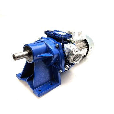 New – Open box Motovario 7386592-020 VH 010/A61 Gear Reducer W/TH80B4 Motor, 39-228RPM, 25-51Nm