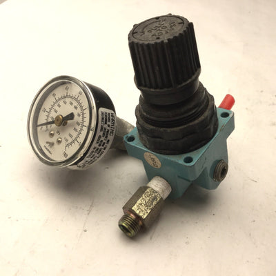 Used Wilkerson R00-01-G00 Pneumatic Pressure Regulators, 1/8" NPT Gauge 160 Psi