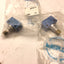 New Lot of 2 New Festo GR-M5B Control Valve, 0.5-10bar, One-Way, w/Barb Fittings