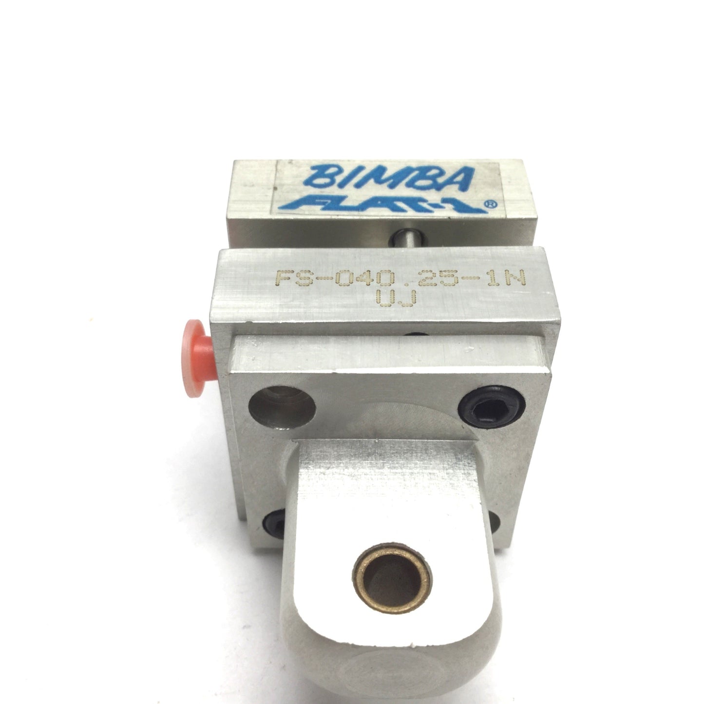 New – Open box Bimba FS-040.25-1N Flat-1 Pneumatic Cylinder, Bore: 3/4", Stroke: 1/4", 10-32