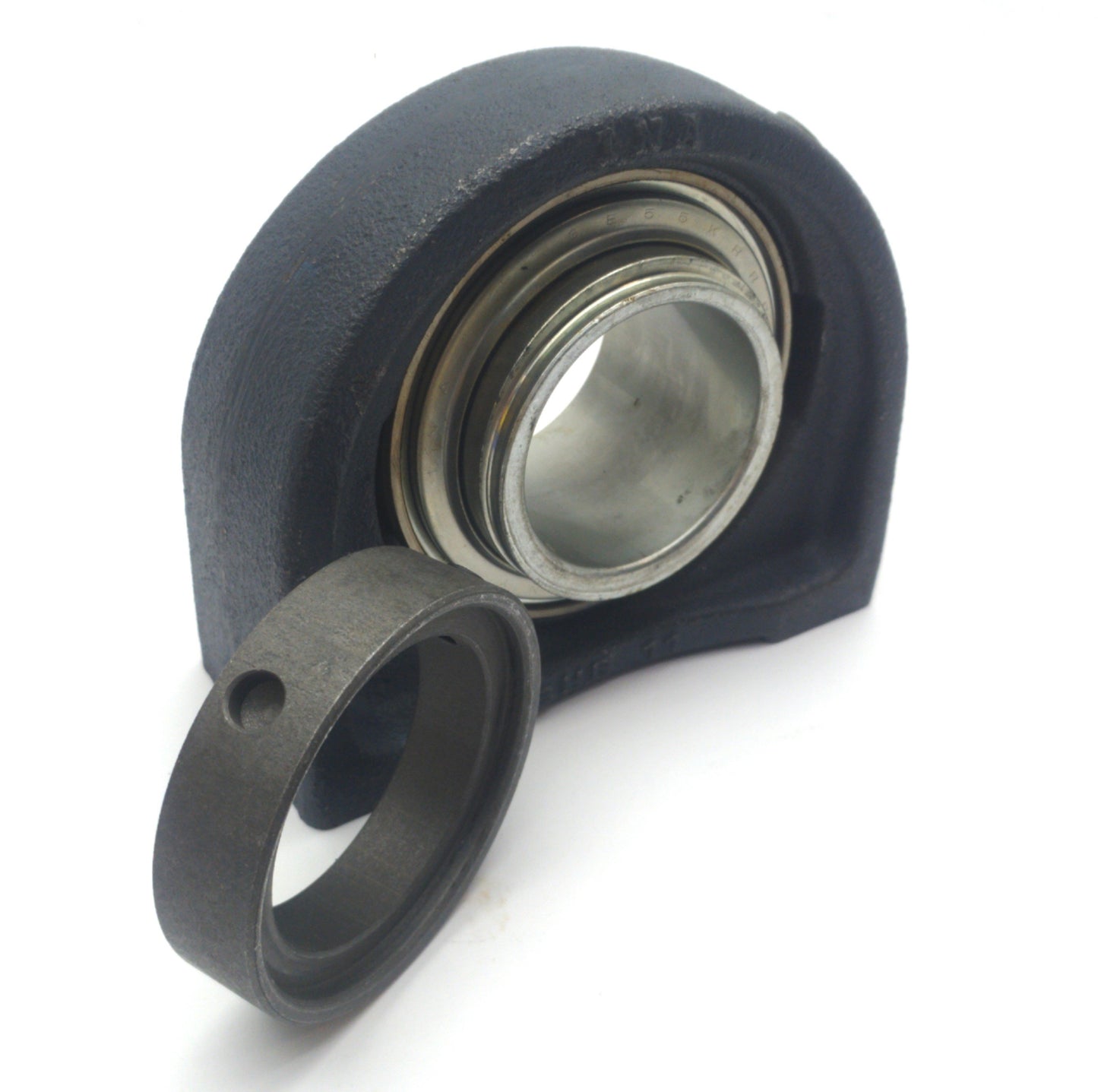 New – Open box INA GE55KRRB 2-Bolt Pillow Block Bearing, 55mm Shaft, 150 x 125 x 60mm w/Collar