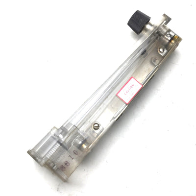 Used Dwyer RMB-53-SSV Air Flowmeter, Ports: 1/4" NPT, Range: 10-100 SCFH, 70psi Max