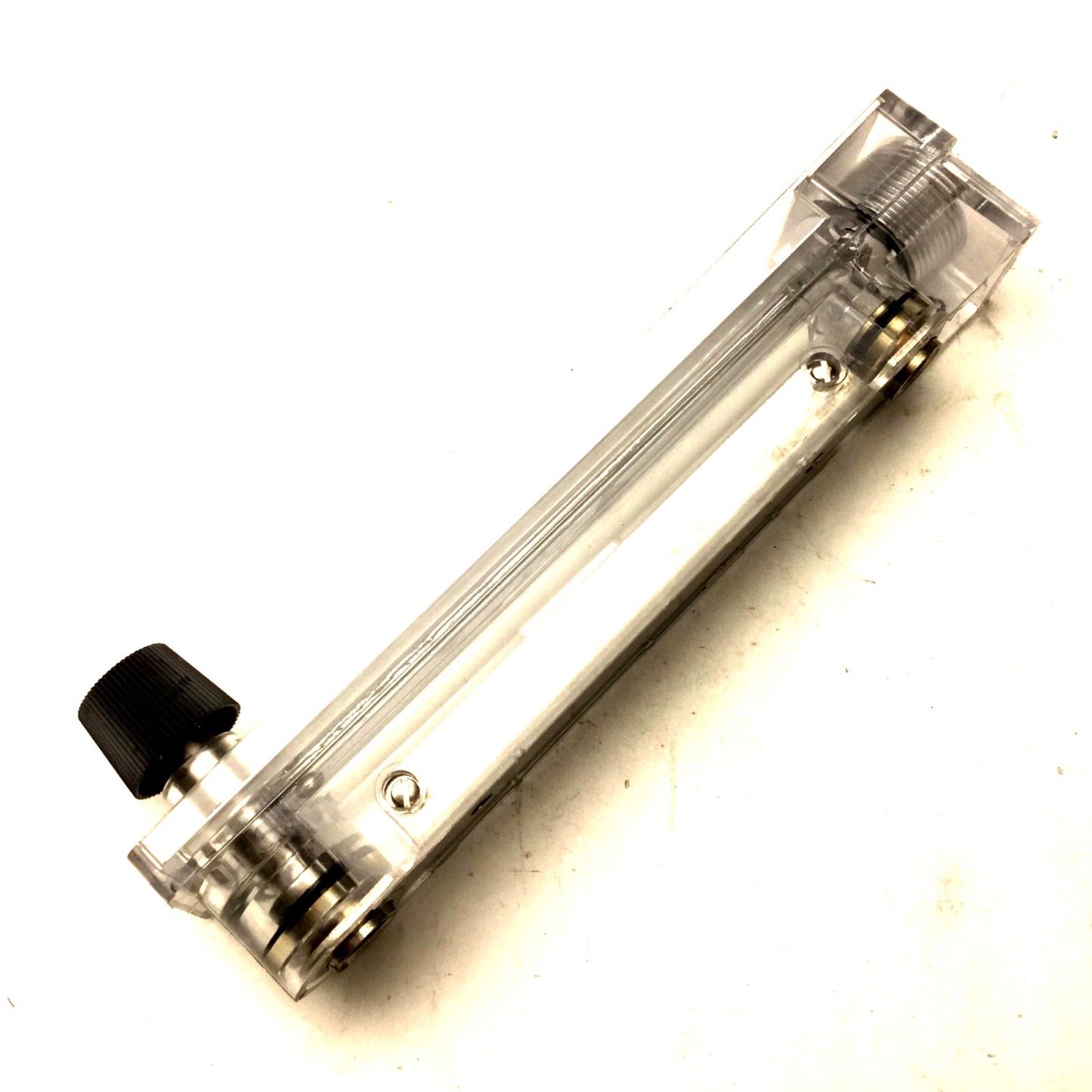 Used Dwyer RMB-52-SSV Air Flow Meter, 100psi Max, Range: 4-50 SCFH, Ports: 1/4" NPT