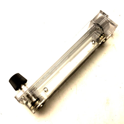 Used Dwyer RMB-52-SSV Air Flow Meter, 100psi Max, Range: 4-50 SCFH, Ports: 1/4" NPT