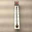 Used Dwyer RMB-57-SSV Air Flow Meter, 70psi Max, 60-600 SCFH, 1/4" NPT, Missing Knob