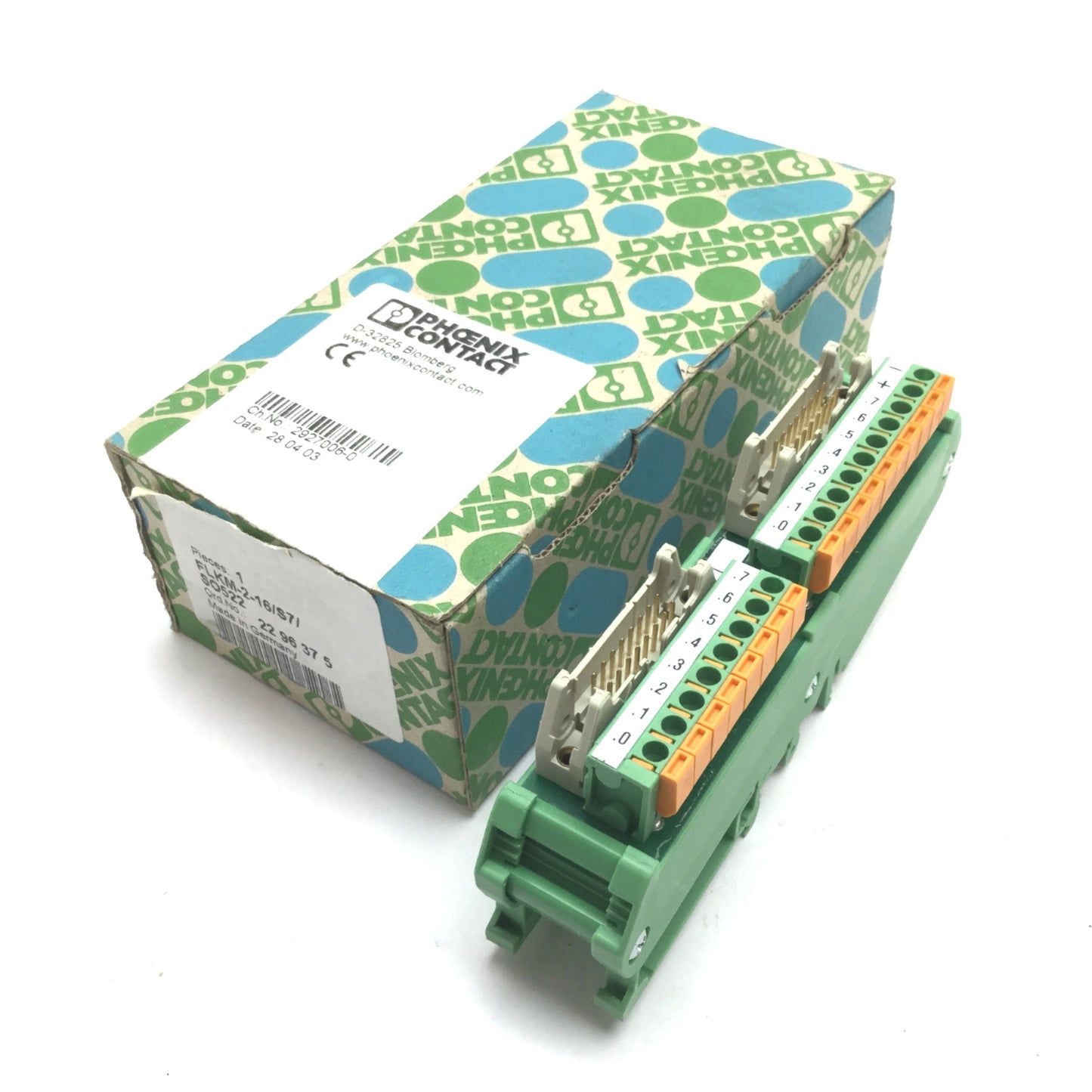 New – Open box Phoenix Contact FLKM-2-16/S7/SO522 2296375 Passive Terminal Module Interface