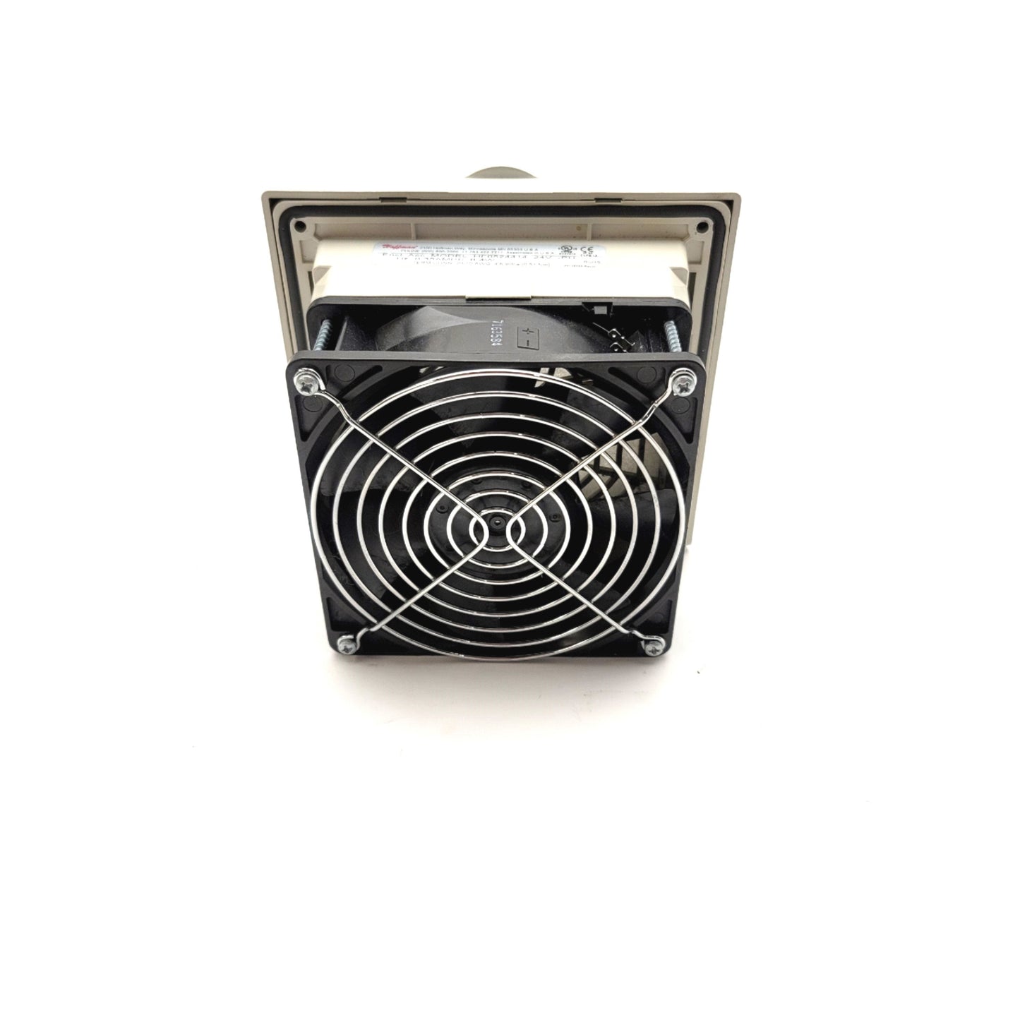 Used Pentair Hoffman HF0524414 Enclosure Filter Fan, 24VDC, 0.35A, 8.4W, 5" x 5"