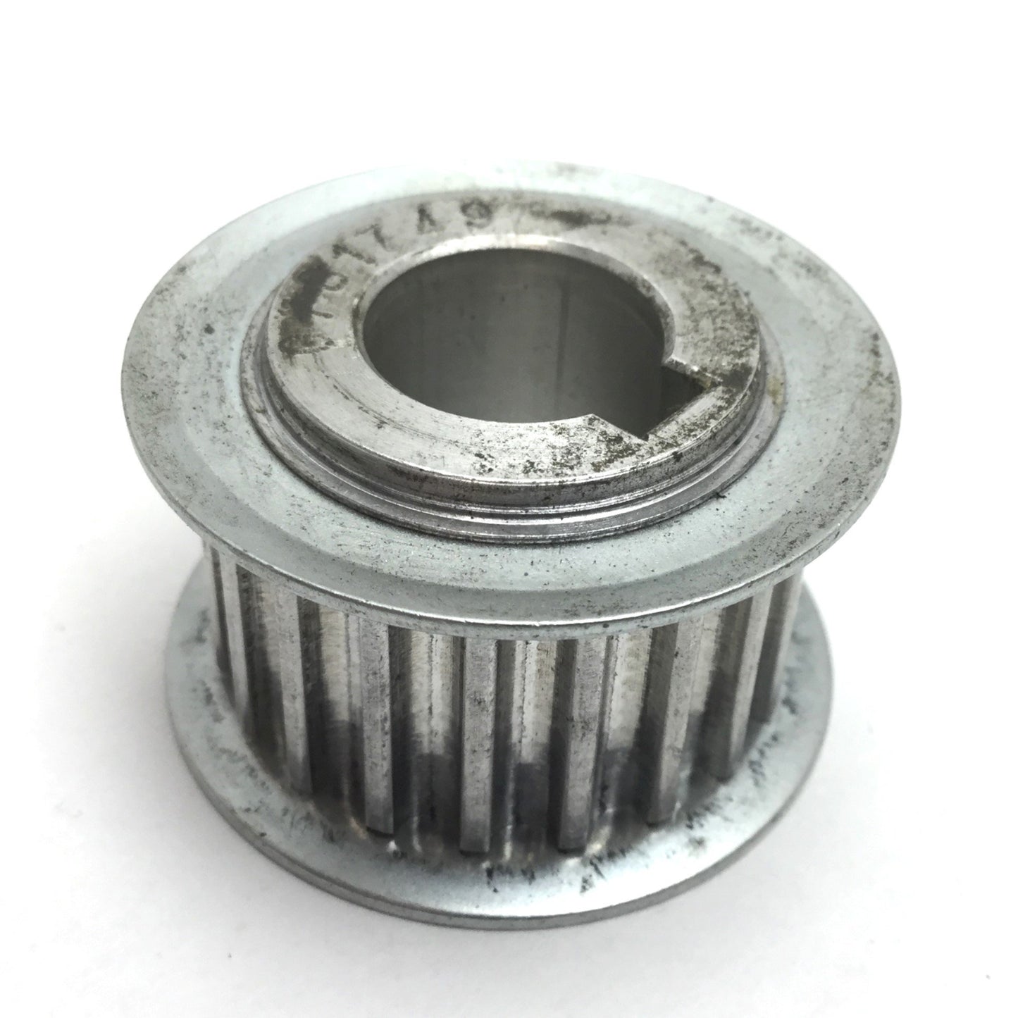 Used Timing Belt Pulley, 16mm Wide Belt, 14mm Shaft, 20 Teeth, 36mm OD, 5mm Pitch
