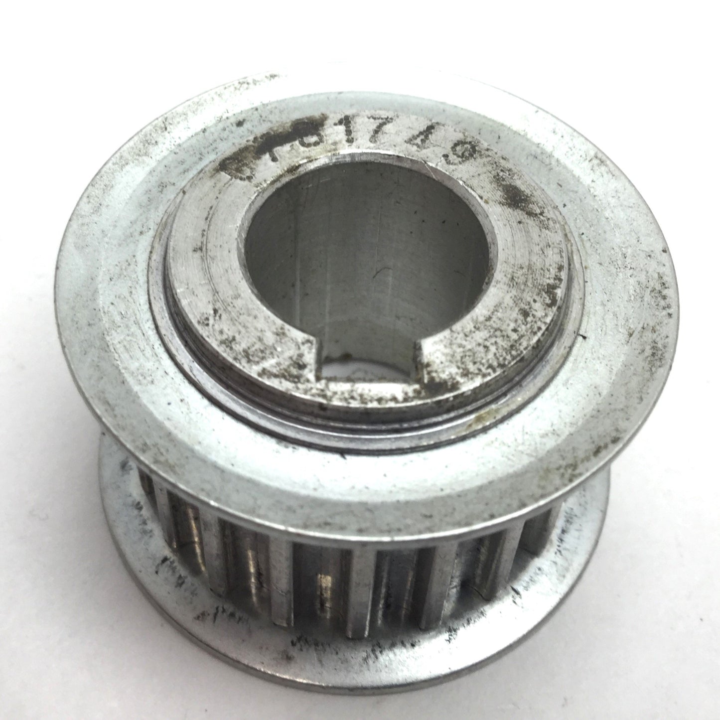 Used Timing Belt Pulley, 16mm Wide Belt, 14mm Shaft, 20 Teeth, 36mm OD, 5mm Pitch