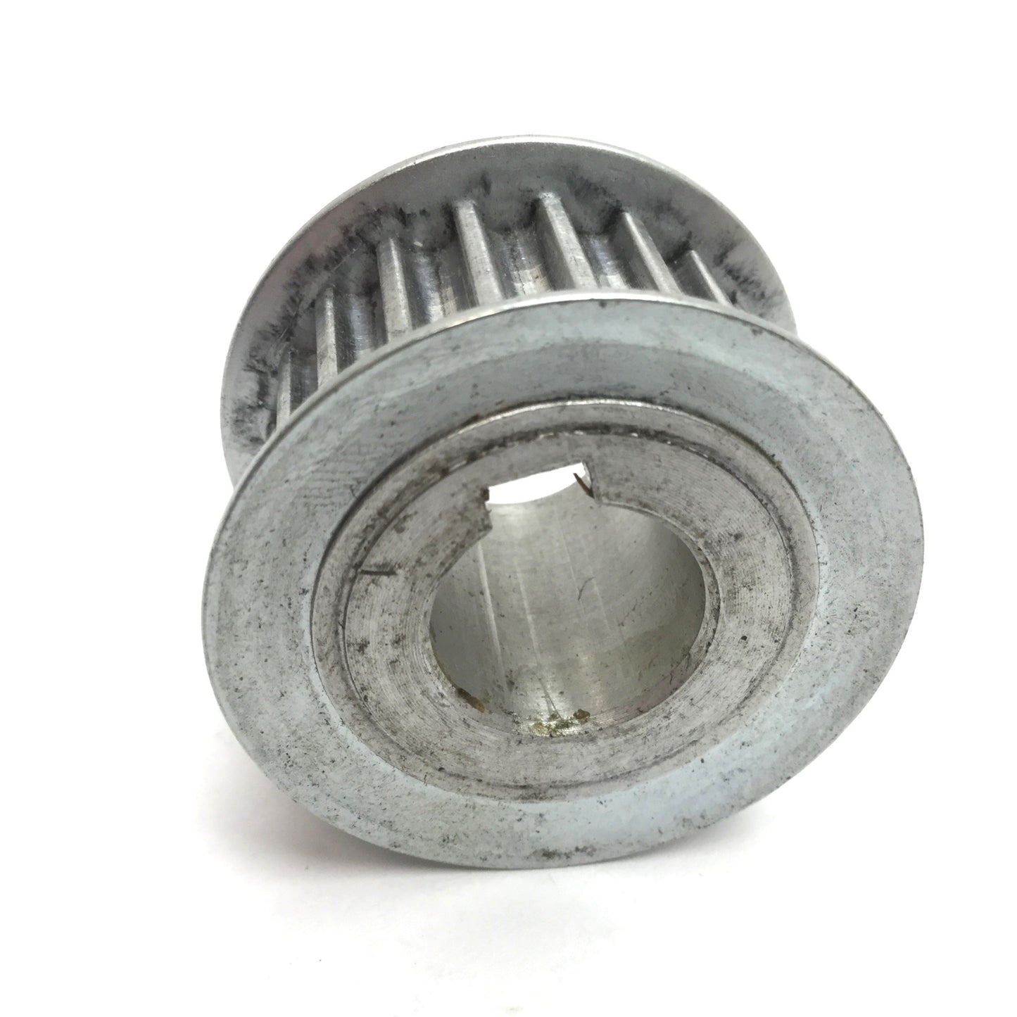 Used Timing Belt Pulley, 16mm Wide Belt, 14mm Shaft, 20 Teeth, 36mm OD, 5mm Pitch