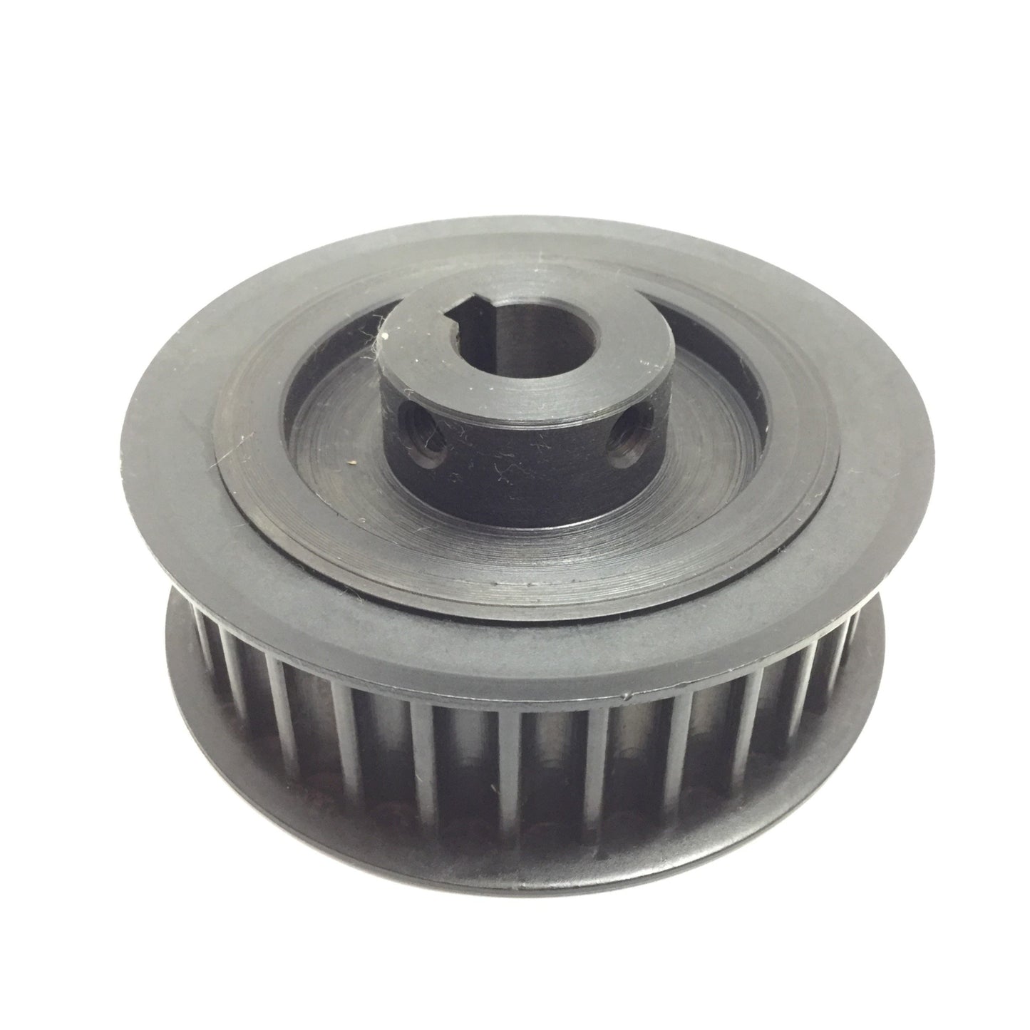 Used Timing Belt Pulley, 22mm Wide Belt, 14mm Shaft, 30 Teeth, 82.6mm OD, 8mm Pitch