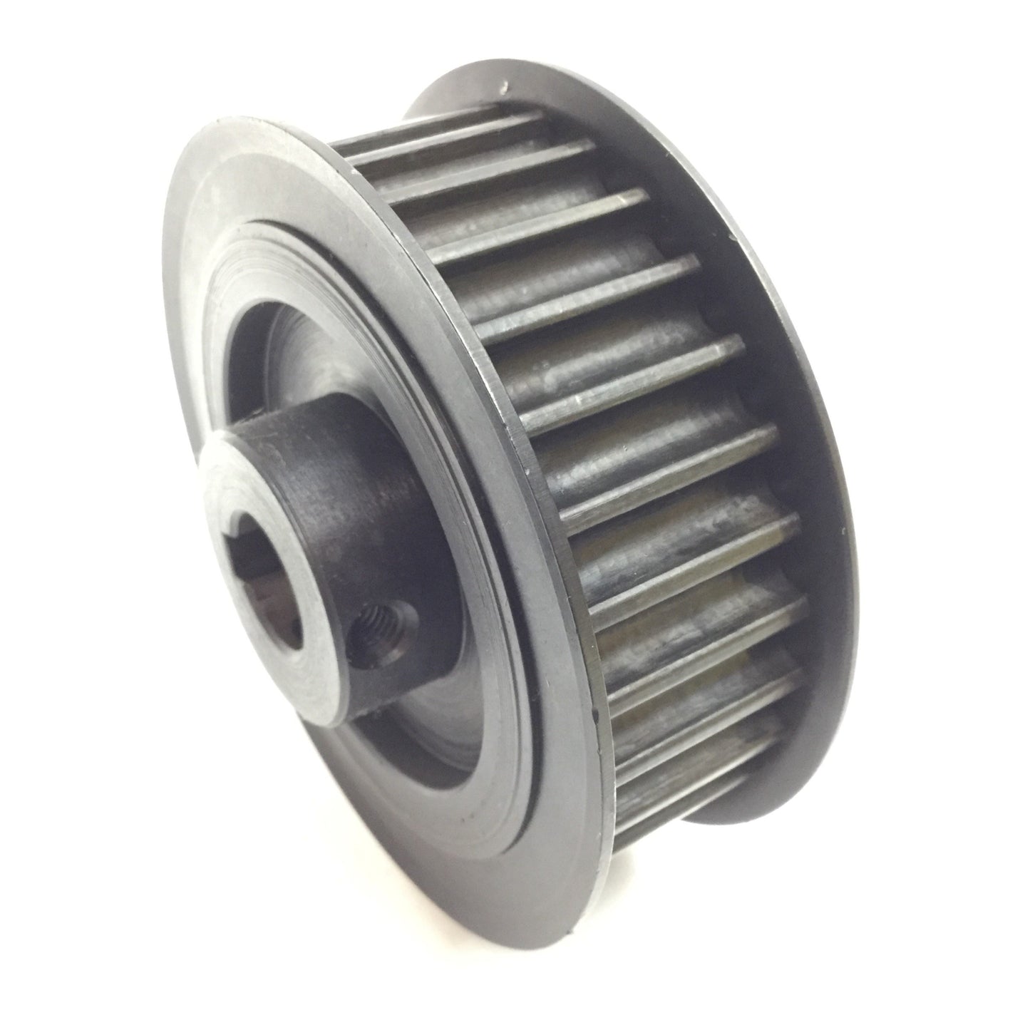 Used Timing Belt Pulley, 22mm Wide Belt, 14mm Shaft, 30 Teeth, 82.6mm OD, 8mm Pitch