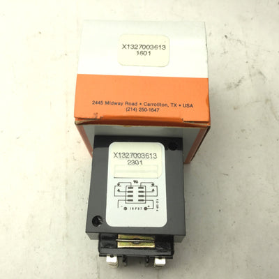 New – Open box Syracuse Electronics X1327003613 Relay, Coil, 8-Pin, With 8 Connectors