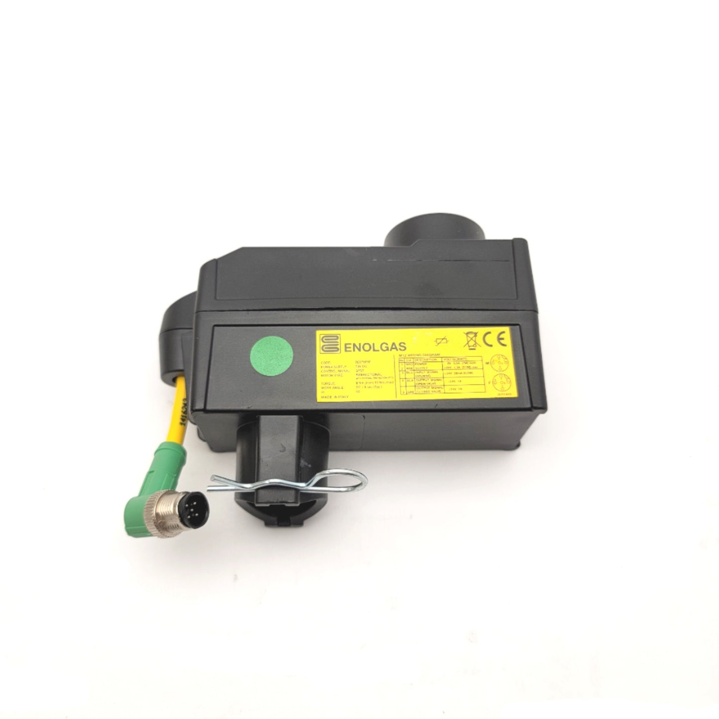 New – Open box ENOLGAS R2876P00 Electrically Actuated Stainless Steel Ball Valve, 24VDC, 1"BSP