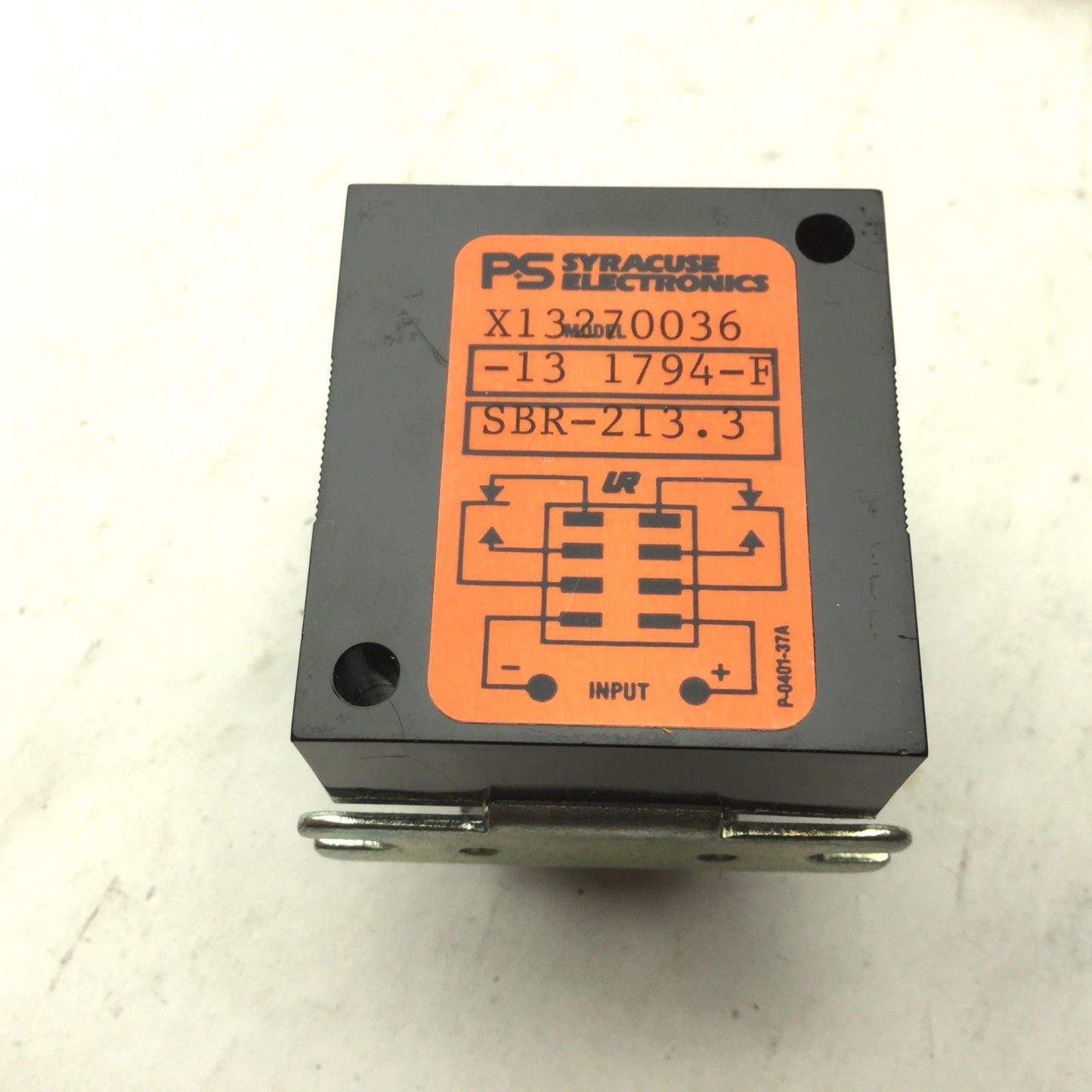 New – Open box Syracuse Electronics X1327003613 1974-F Relay, 8-Pin, SBR-213.3